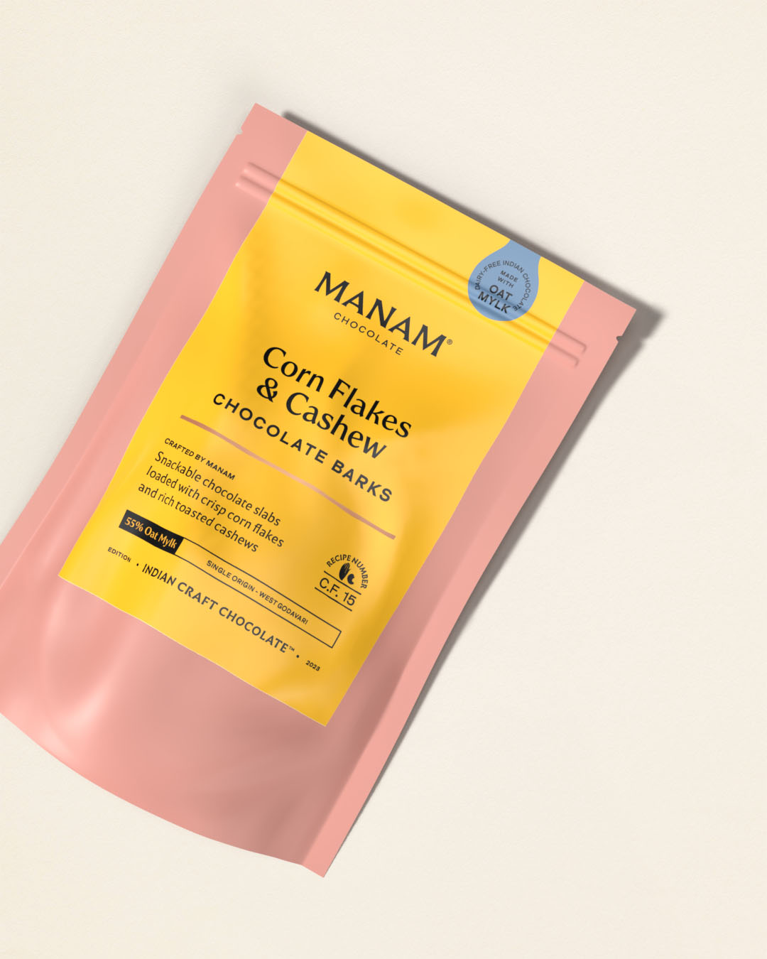 Corn Flakes & Cashew Chocolate Barks - 55% Oat Mylk