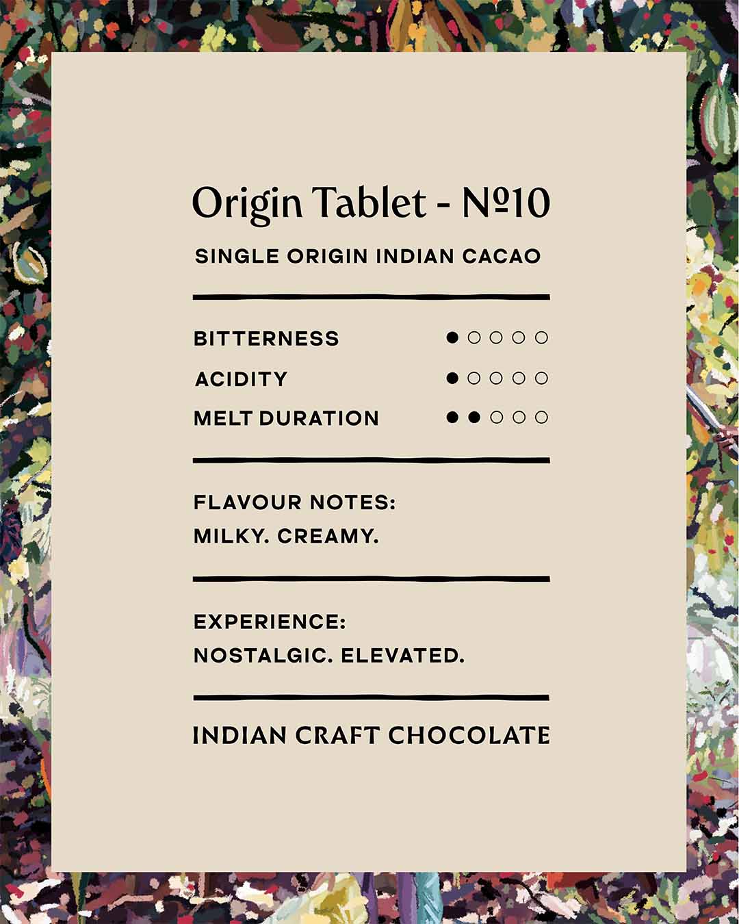 Indian Origin Tablet No. 10 - White Chocolate