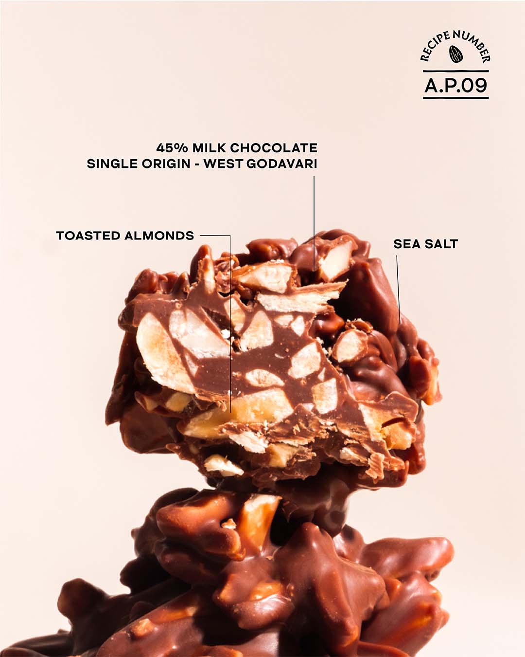 Almond Praline - 45% Milk Chocolate