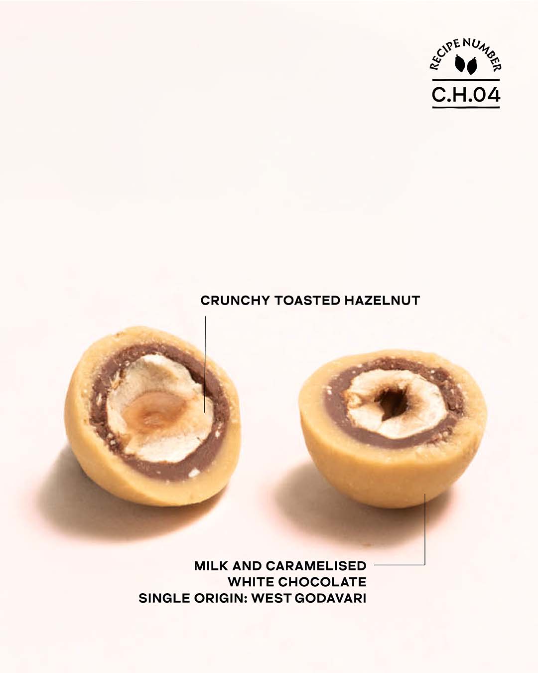 Double Chocolate Hazelnut Dragees - 45% Milk and Caramelised White