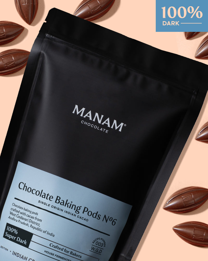 Chocolate Baking Pods No. 6 - 100% Super Dark