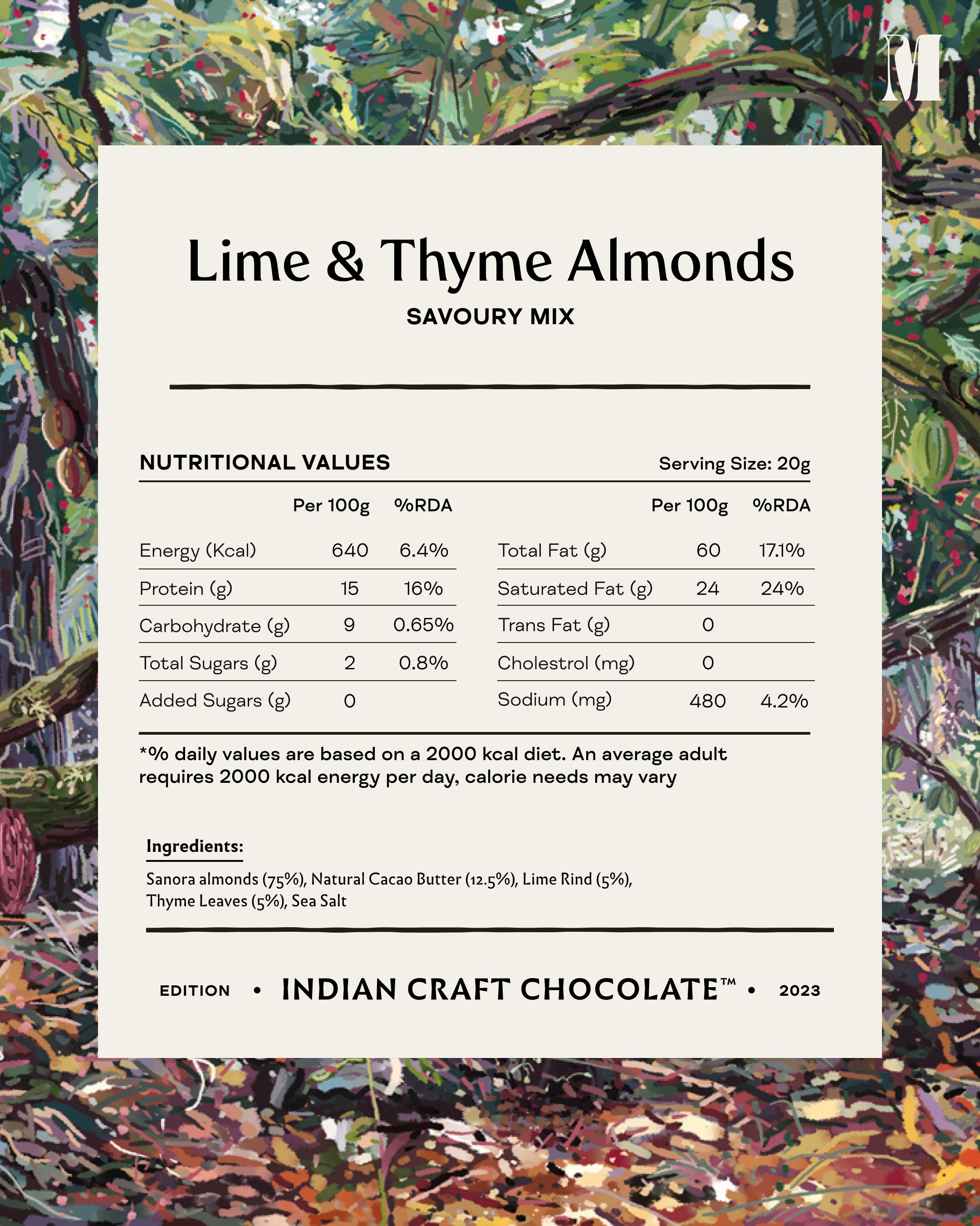 Lime & Thyme Spiced Almonds