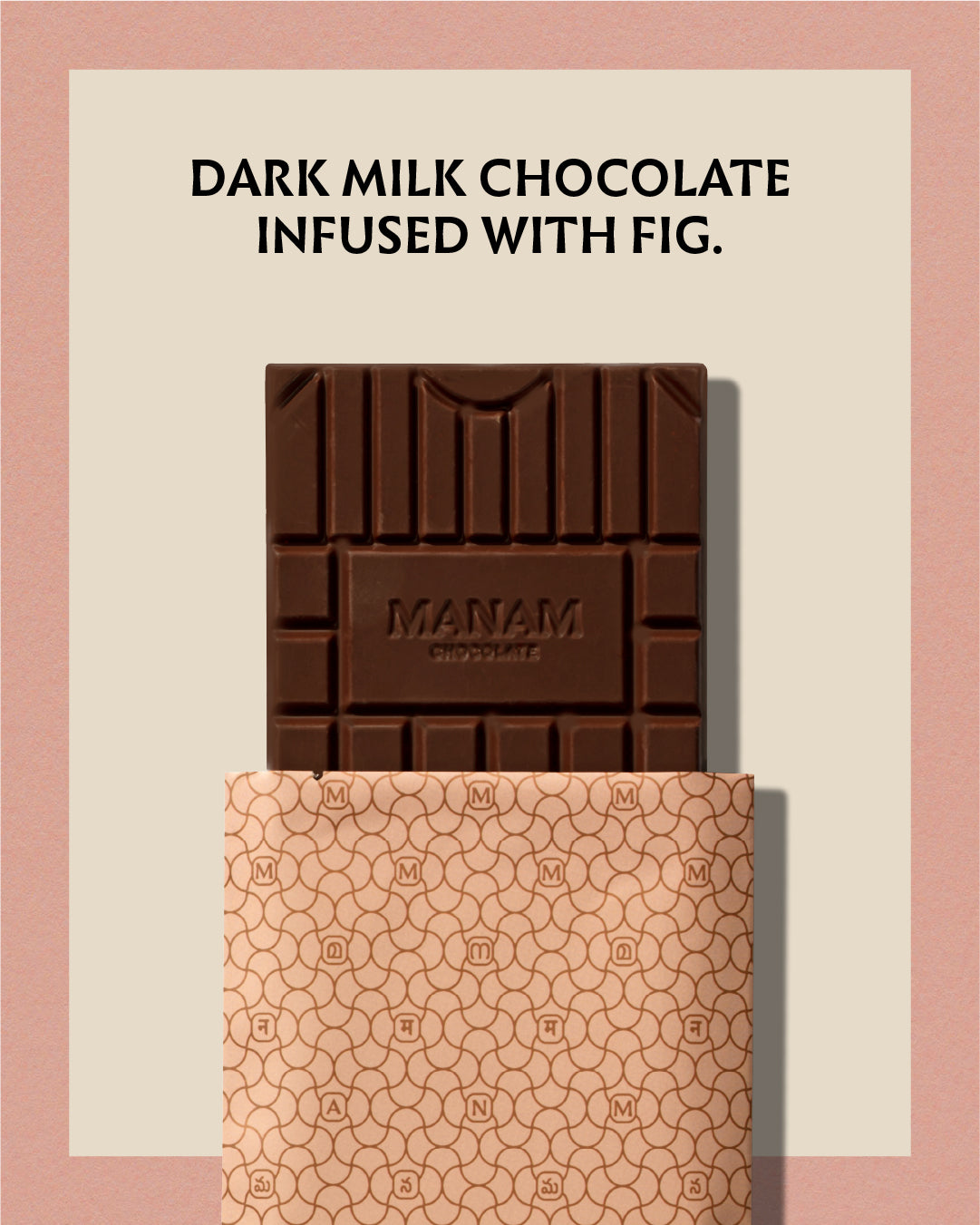 Fig & Dark Milk Chocolate Infusion Tablet - 50% Dark Milk