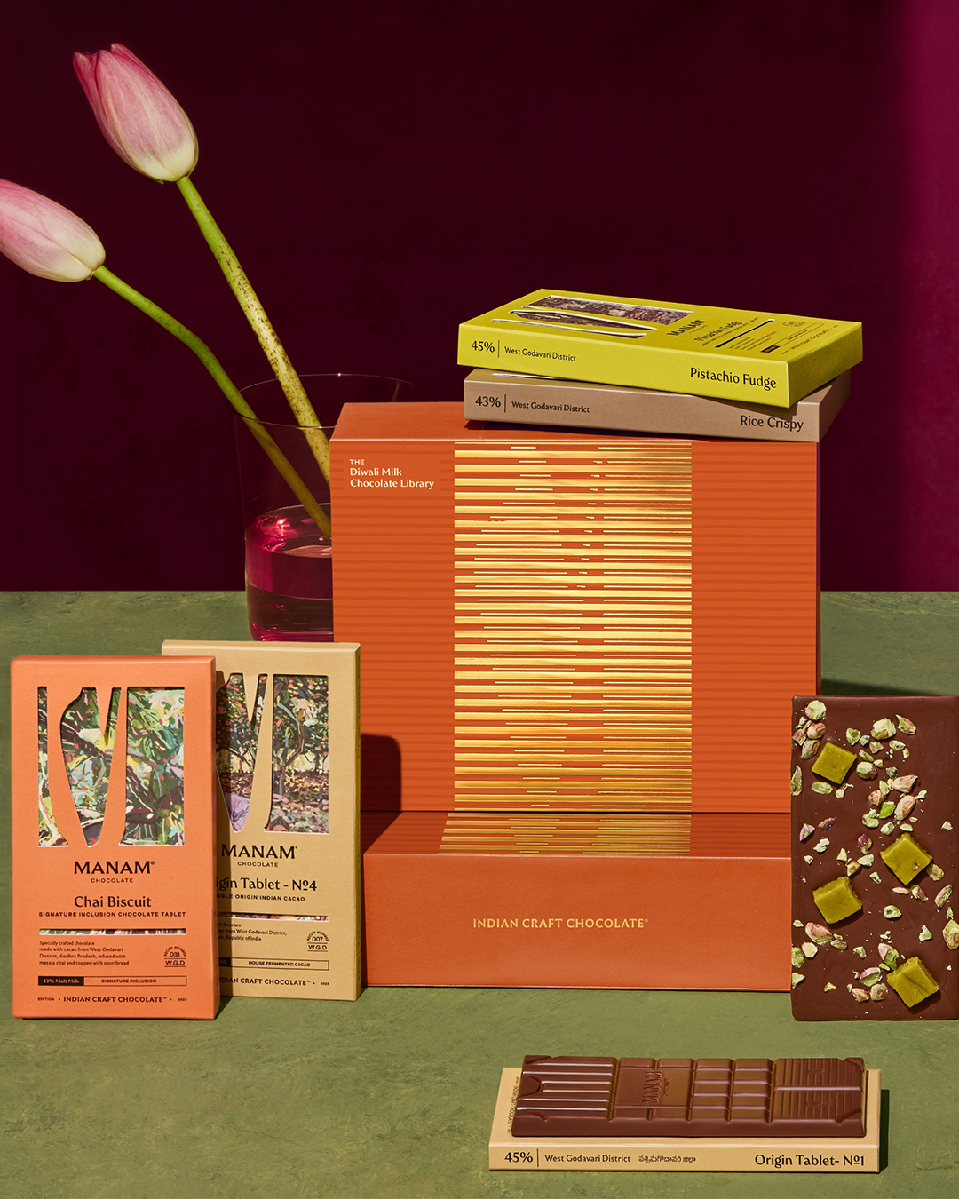 The Diwali Milk Chocolate Tablet Library
