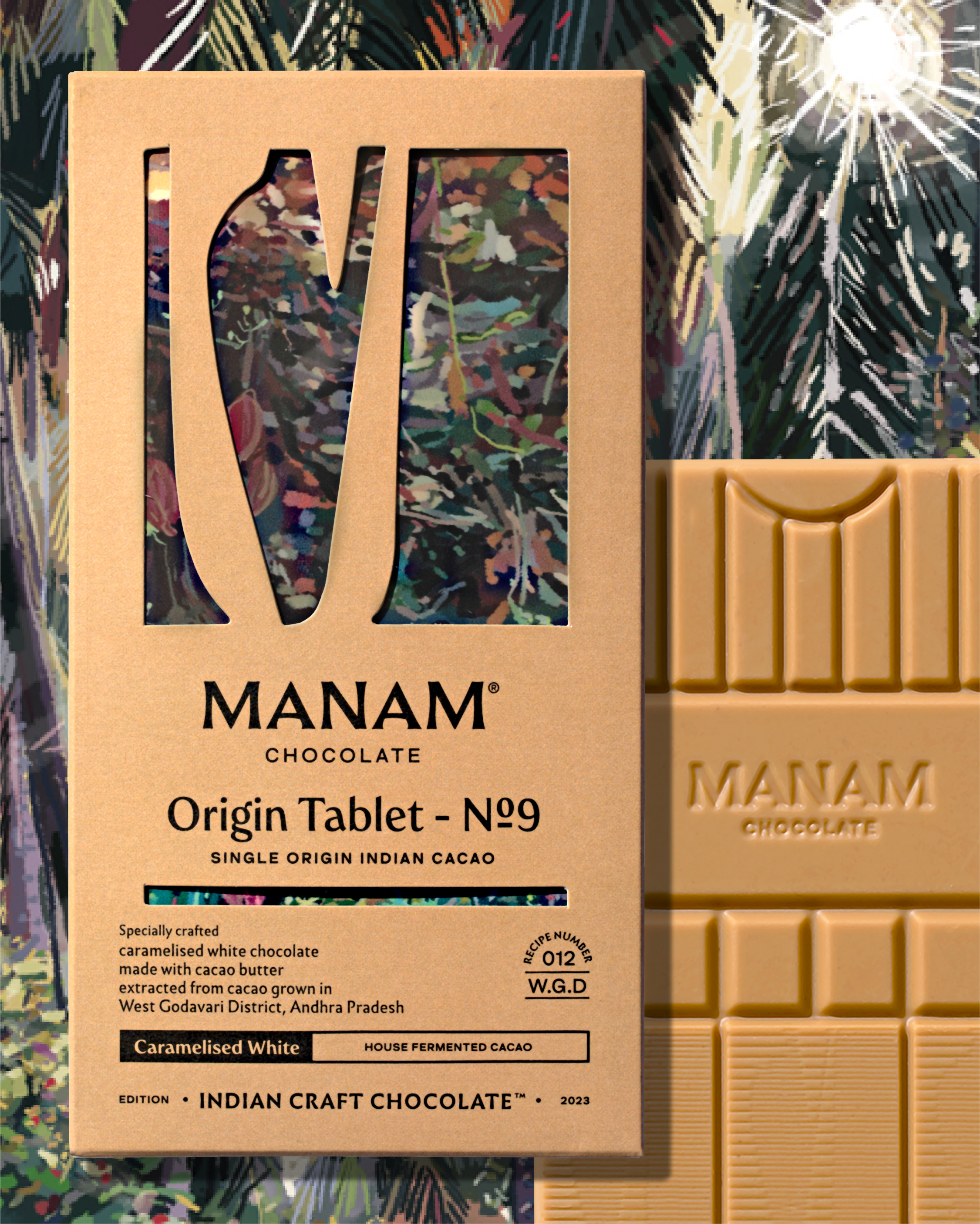 Indian Origin Tablet No. 9 - Caramelised White