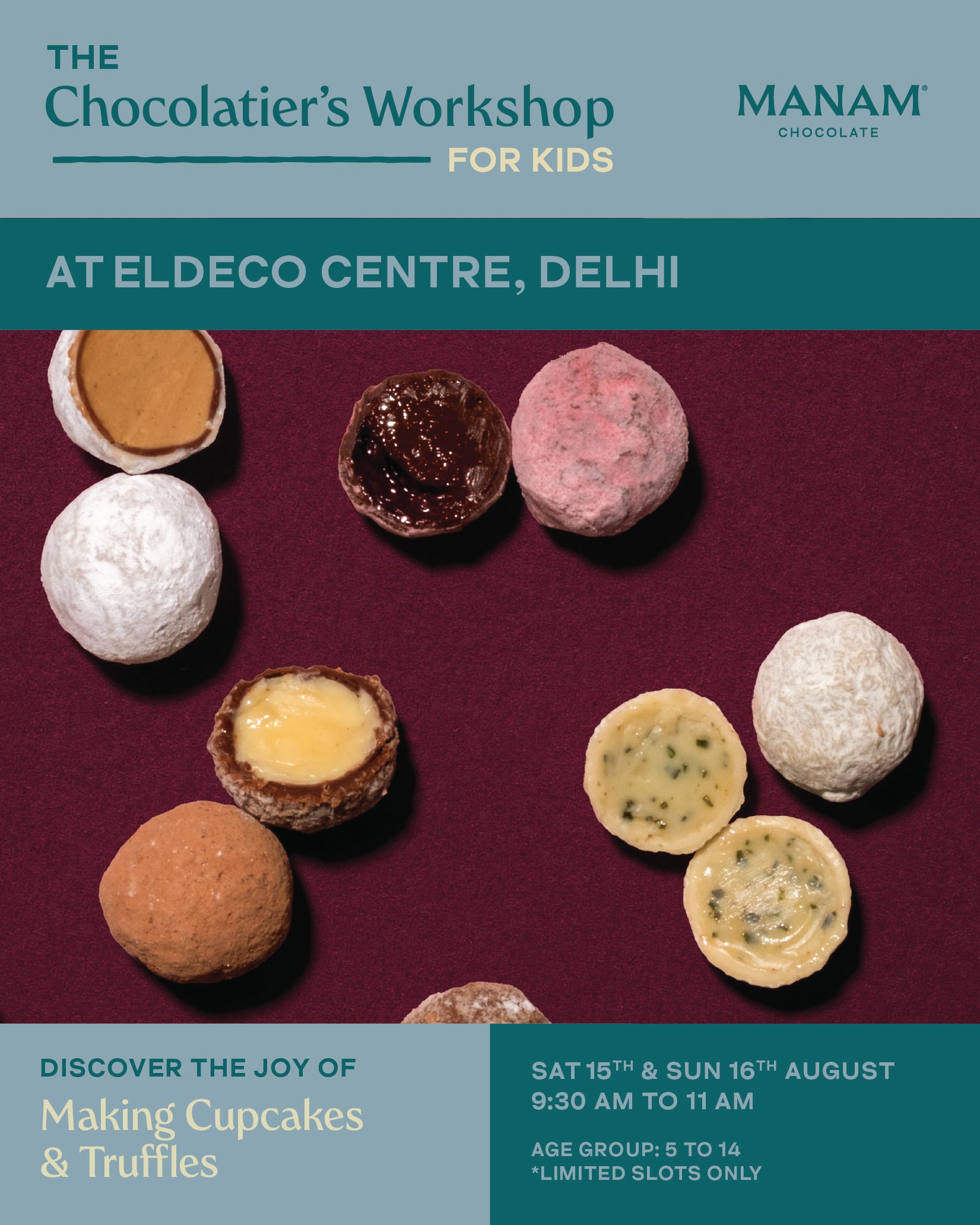 KIDS’ WORKSHOP - MAKE YOUR OWN CUPCAKES & TRUFFLES - DELHI