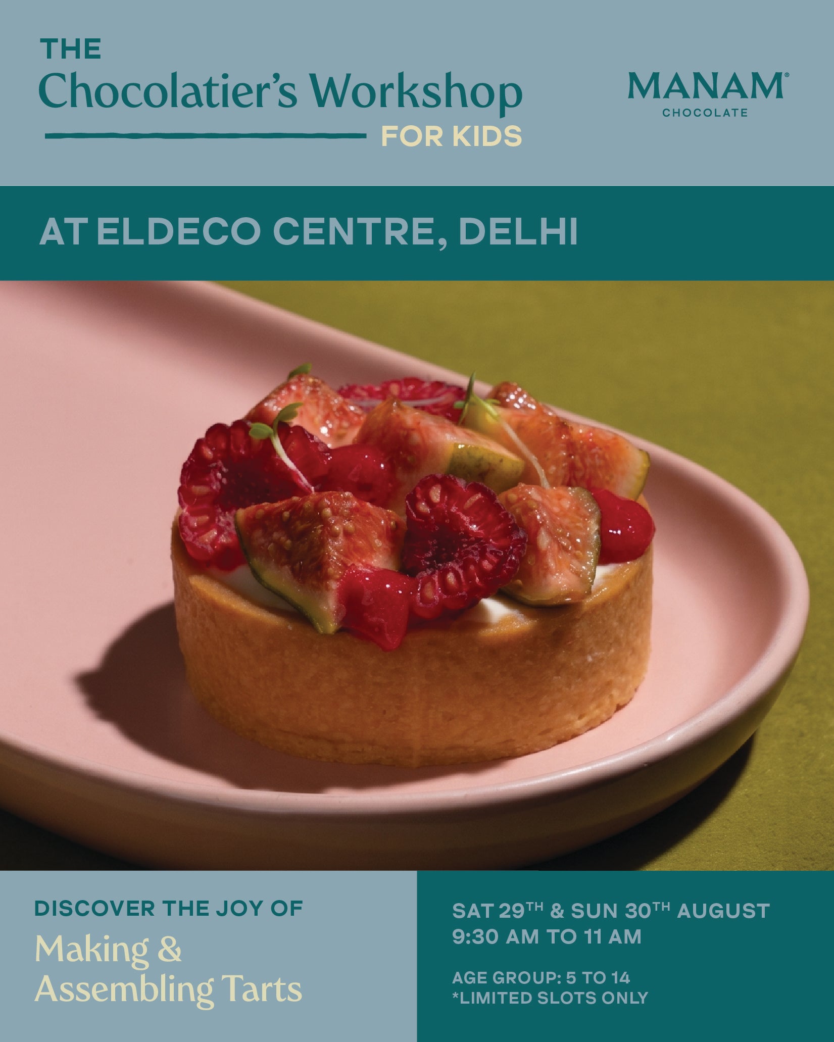 KIDS’ WORKSHOP - MAKE YOUR OWN CHOCOLATE TARTS - DELHI