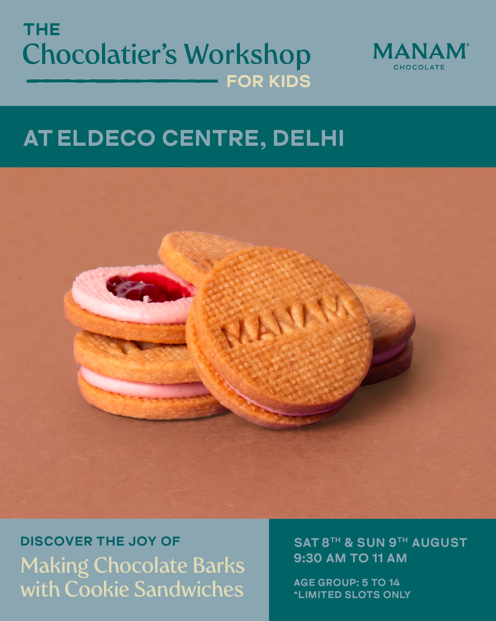 MAKE YOUR OWN CHOCOLATE BARKS & SANDWICH COOKIES-DELHI