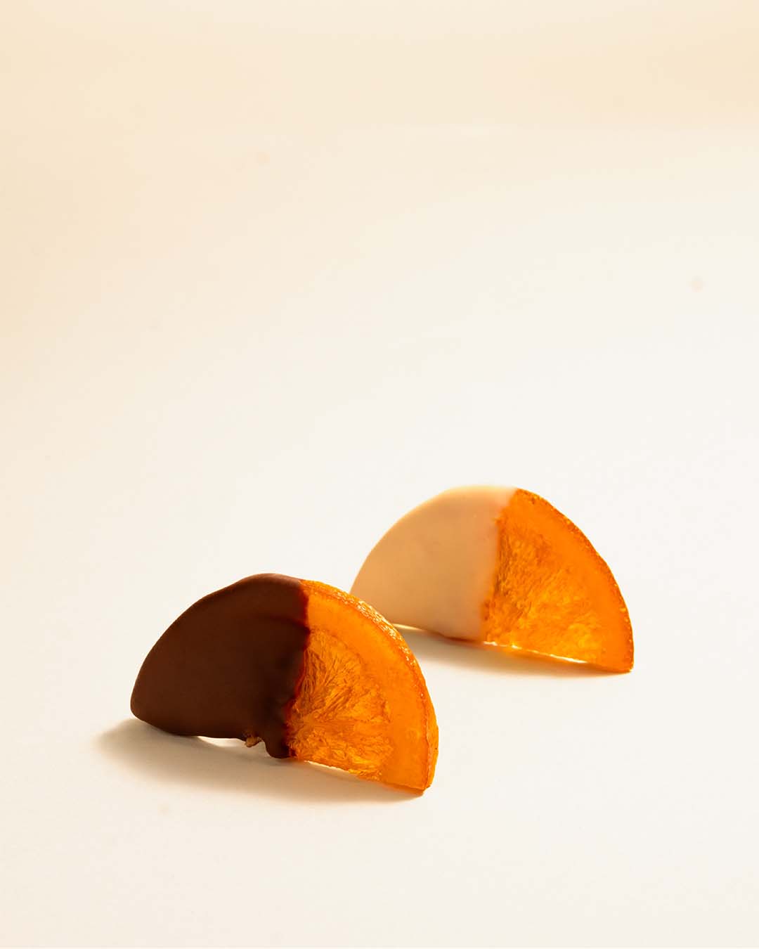 Enrobed Chocolate Candied Orange Wheels - 45% Milk & 60% Dark & White