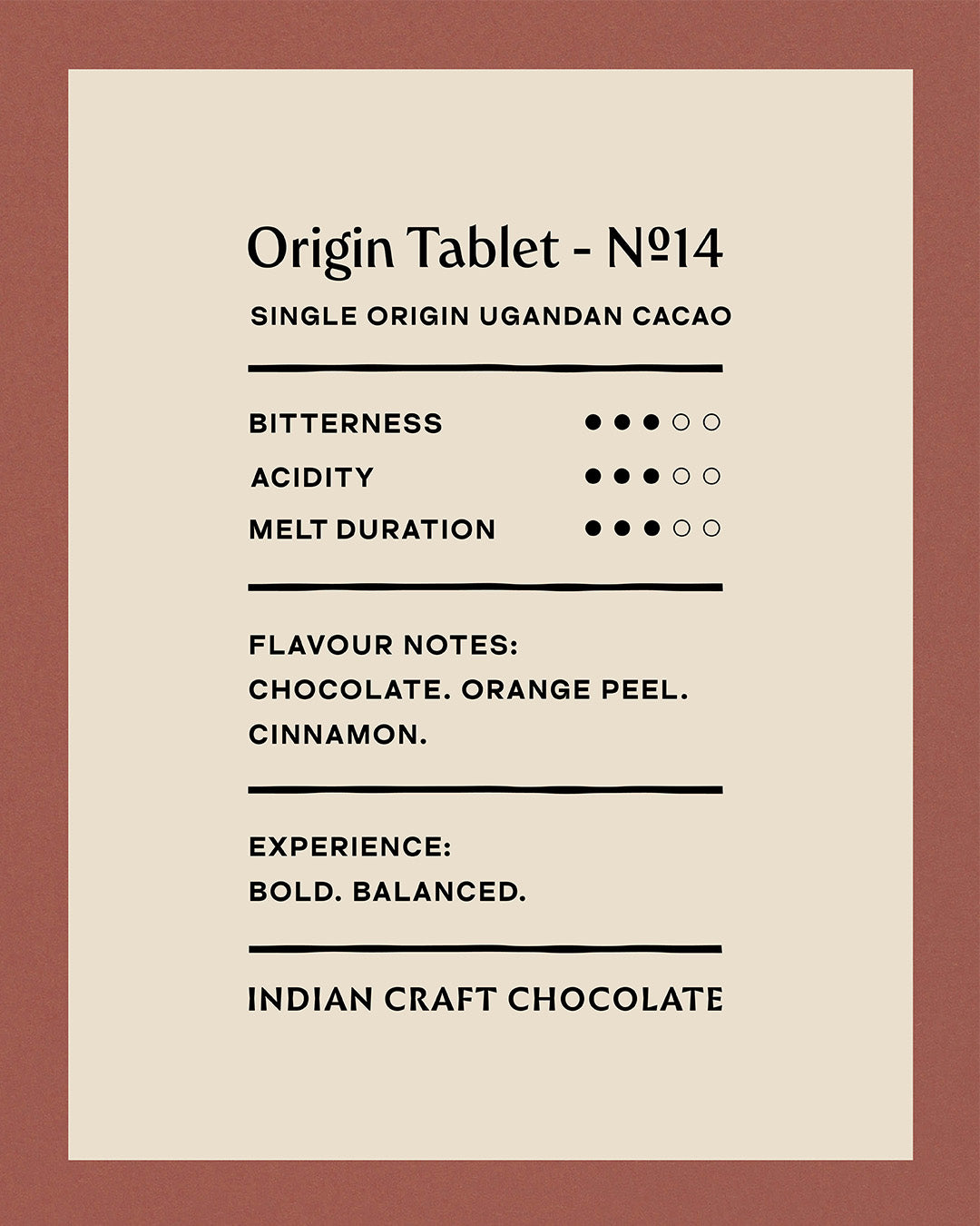 International Origin Tablet No. 14 - 80% Dark
