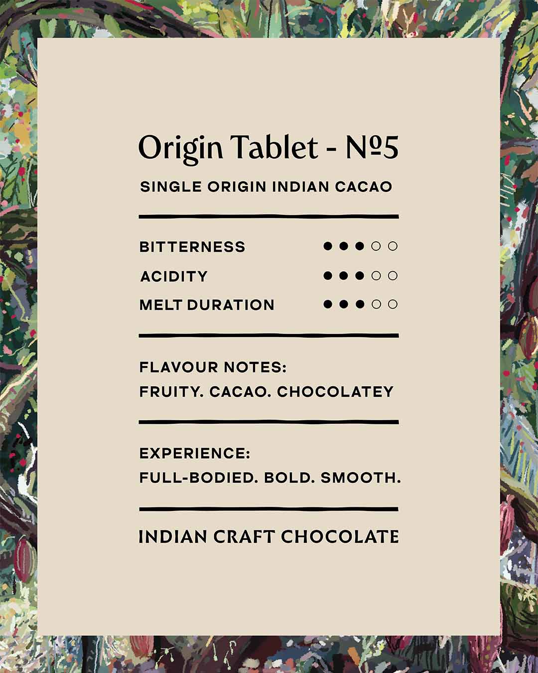 Indian Origin Tablet No. 5 - 80% Dark