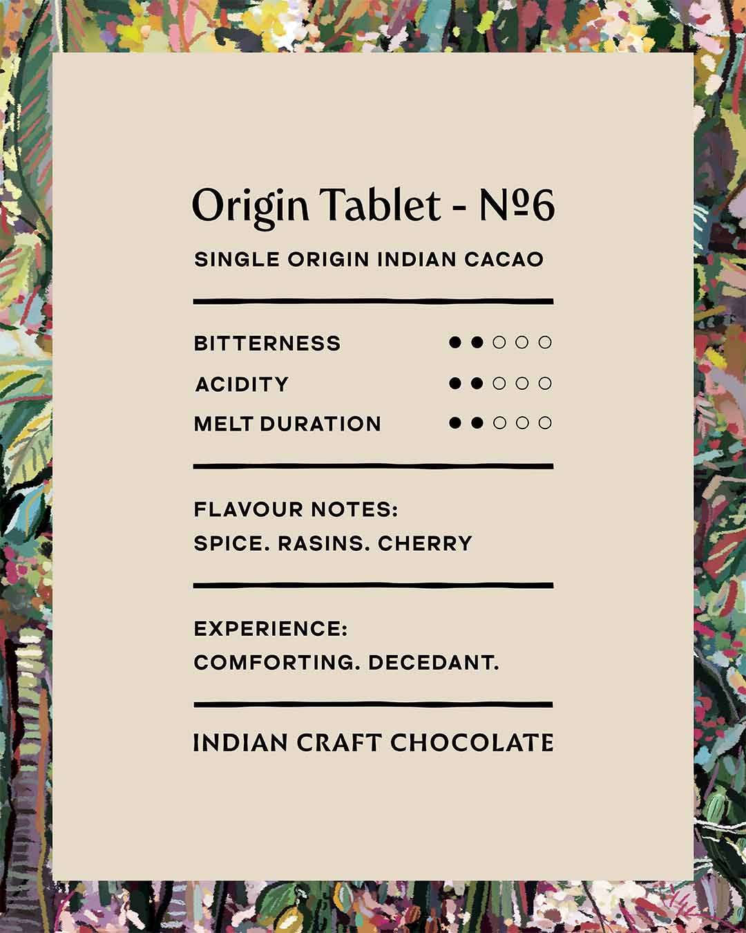 Indian Origin Tablet No. 6 - 66% Dark