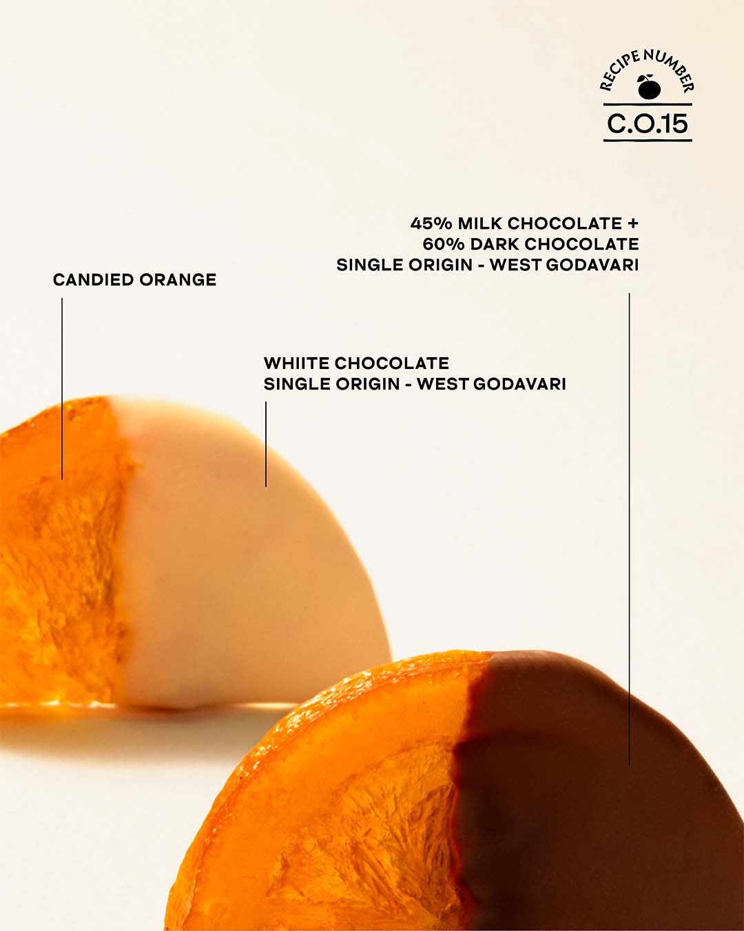 Enrobed Chocolate Candied Orange Wheels - 45% Milk & 60% Dark & White