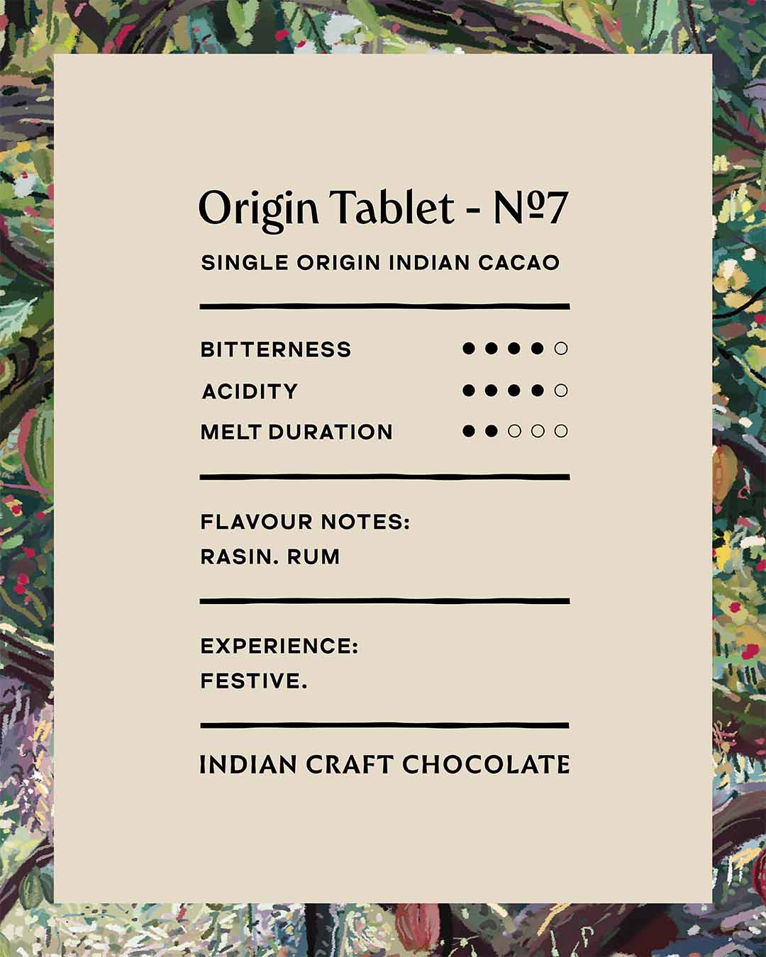 Indian Origin Tablet No. 7 - 69% Dark