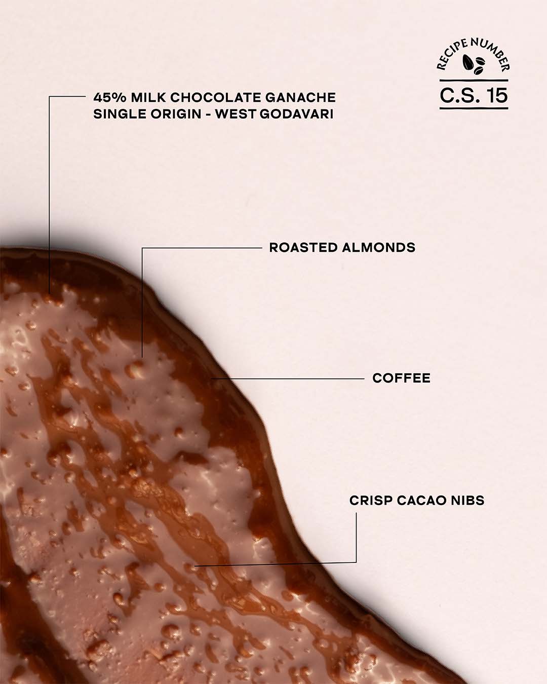 Crunchy Almond & Coffee Chocolate Spread - 45% Milk