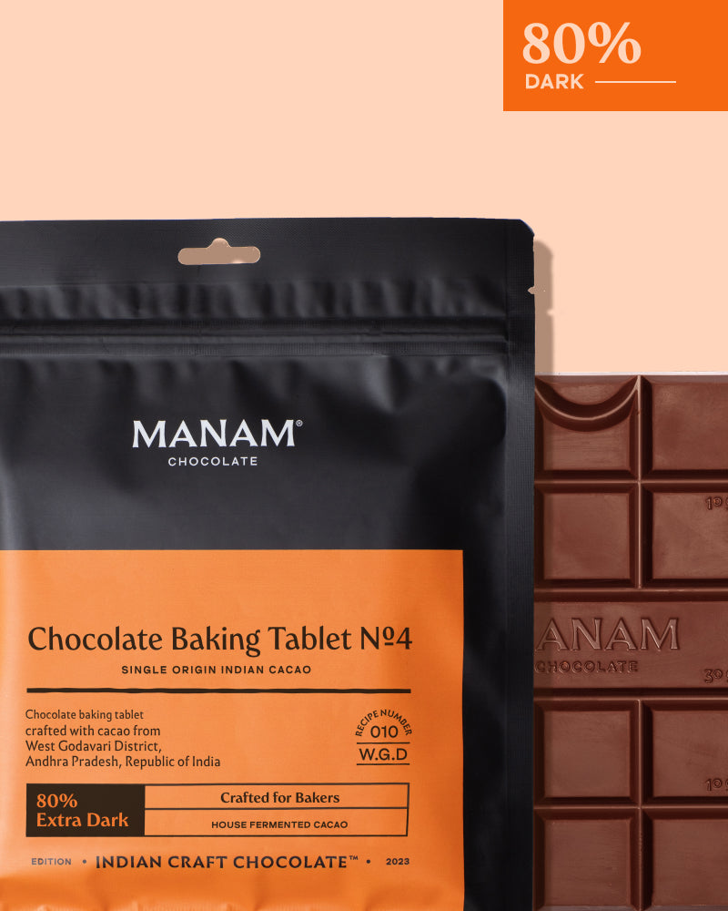 Chocolate Baking Tablet No.4 - 80% Extra Dark