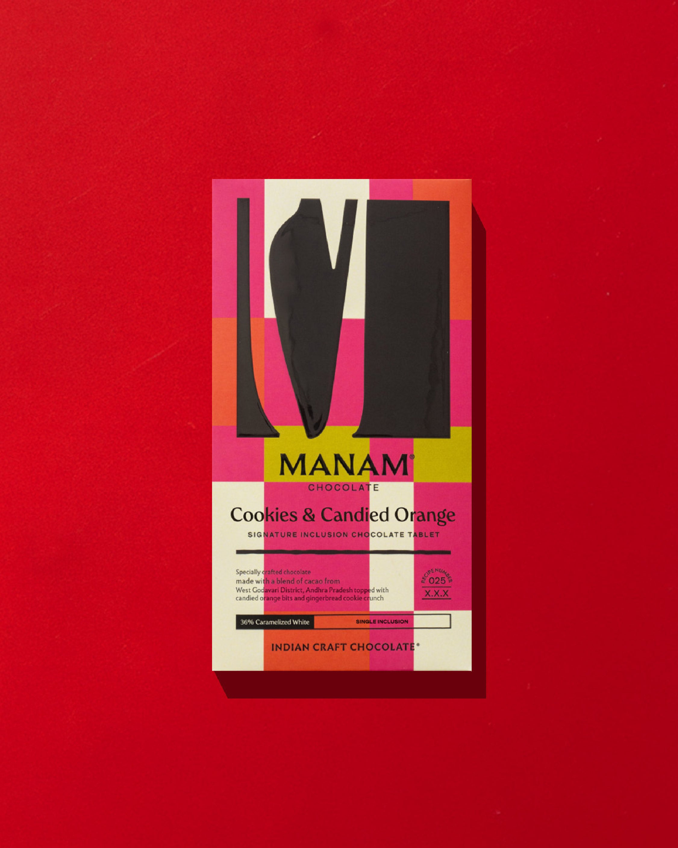 Cookies & Candied Orange Inclusion Tablet  80Gms