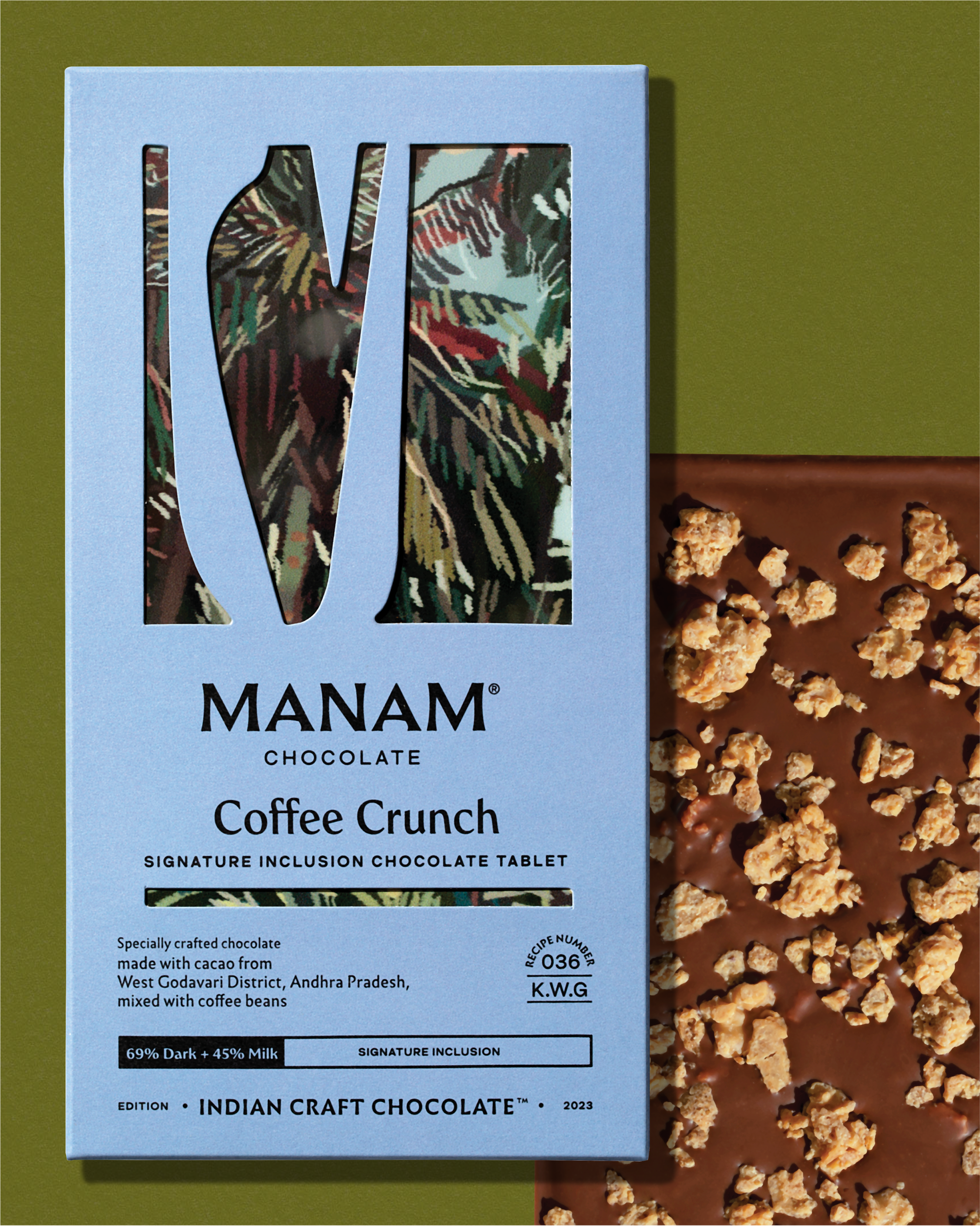Coffee Crunch Inclusion Tablet - 69% Dark & 45% Milk