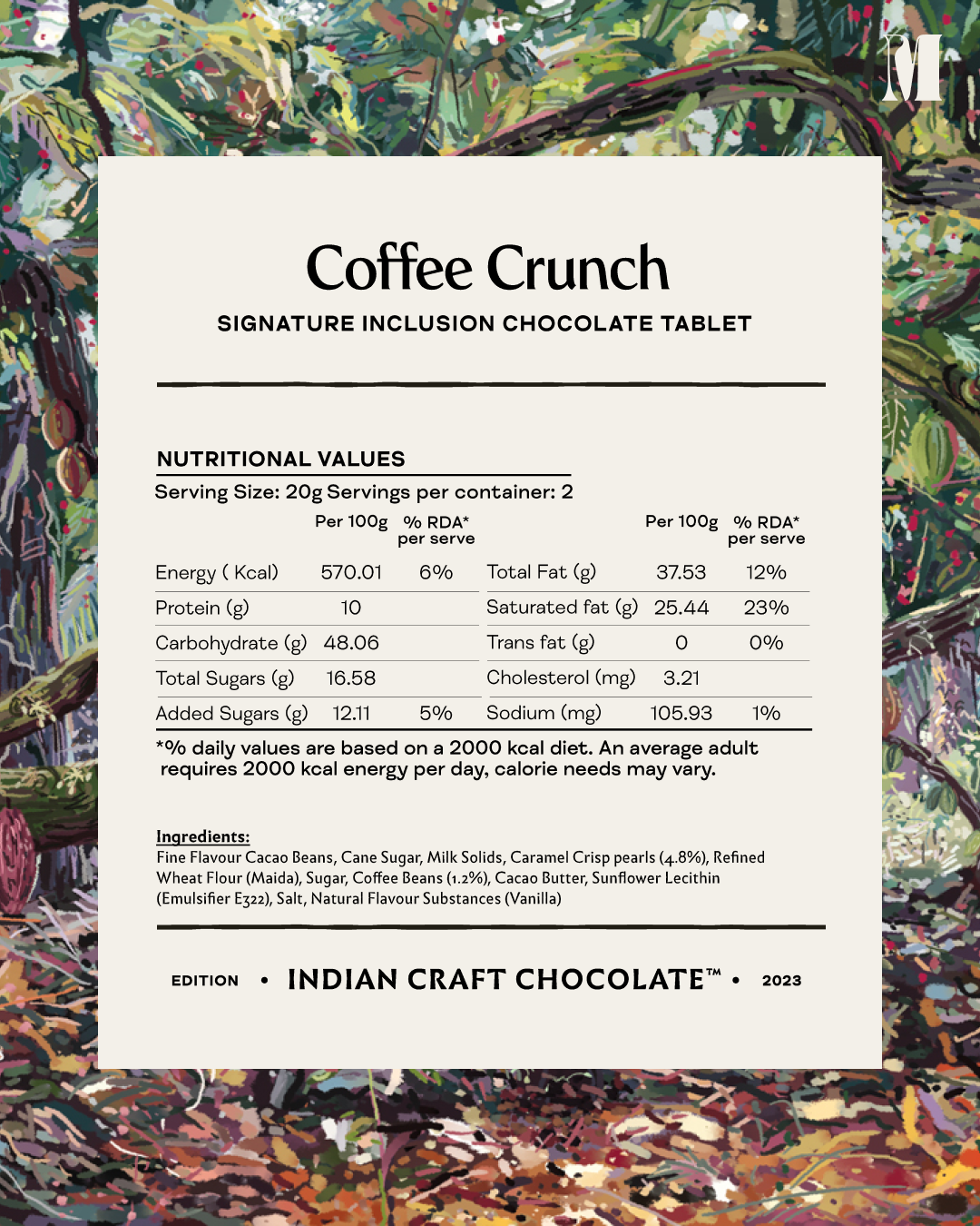 Coffee Crunch Inclusion Tablet - 69% Dark & 45% Milk