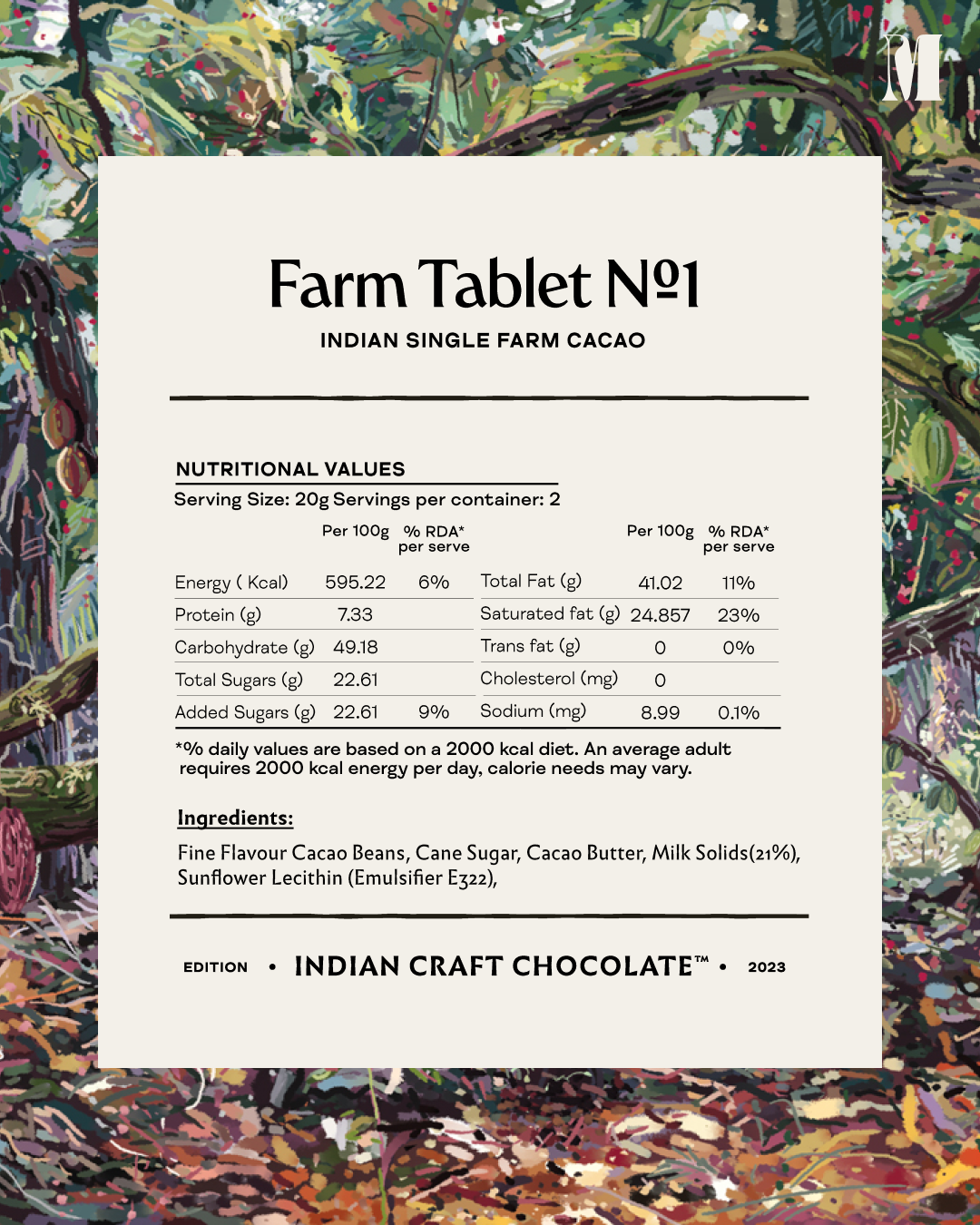 Farm Tablet No. 1 - 60% Dark Milk