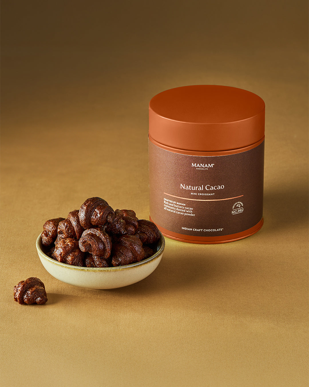 Natural Cacao Mini Croissant - 100 g