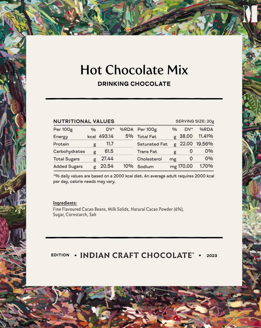 Hot Chocolate Mix 60% Dark- 200g
