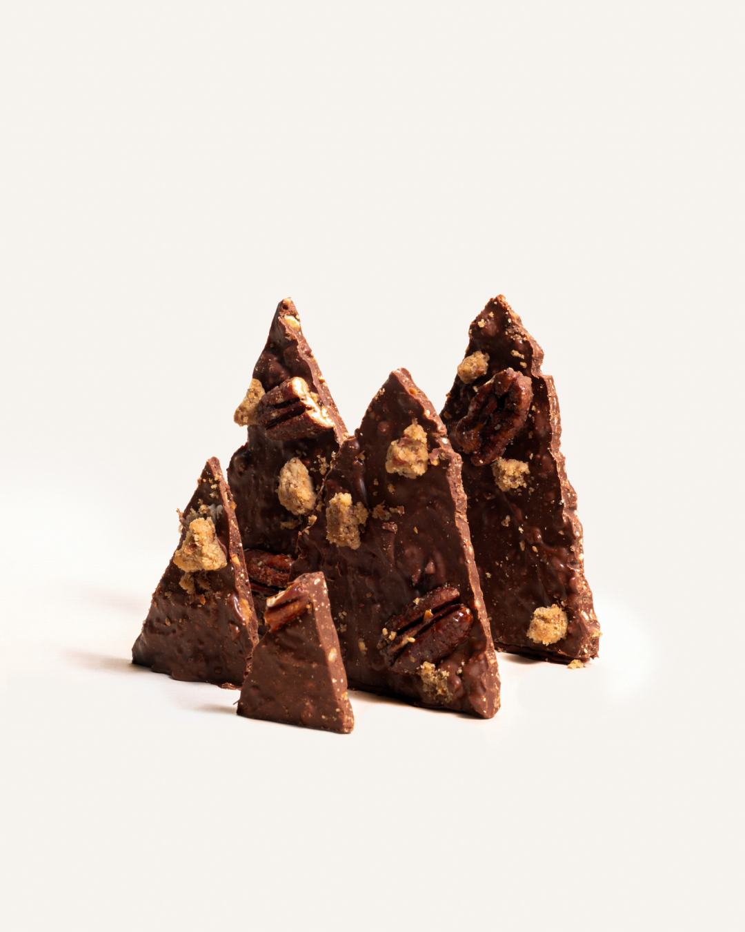 Nutty Praline Chocolate  Barks - 45% Milk