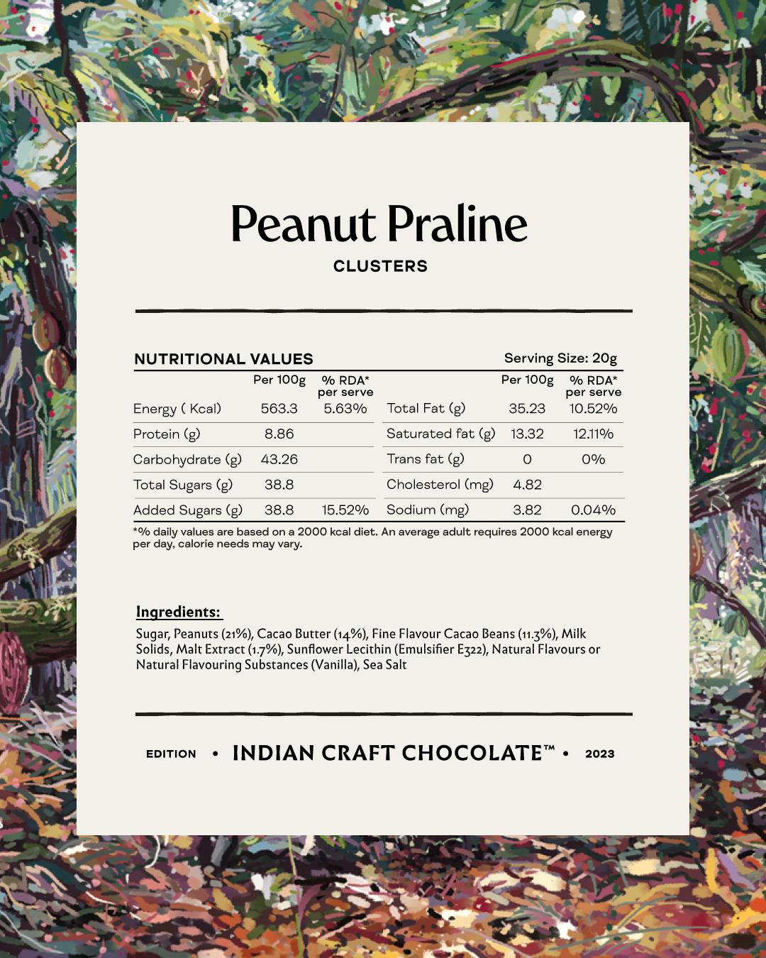 Peanut Praline - 45% Milk Chocolate