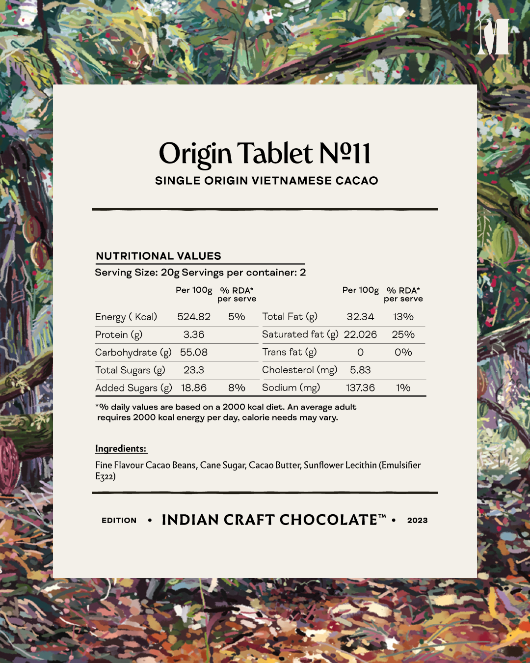 International Origin Tablet No.11 - 73% Dark