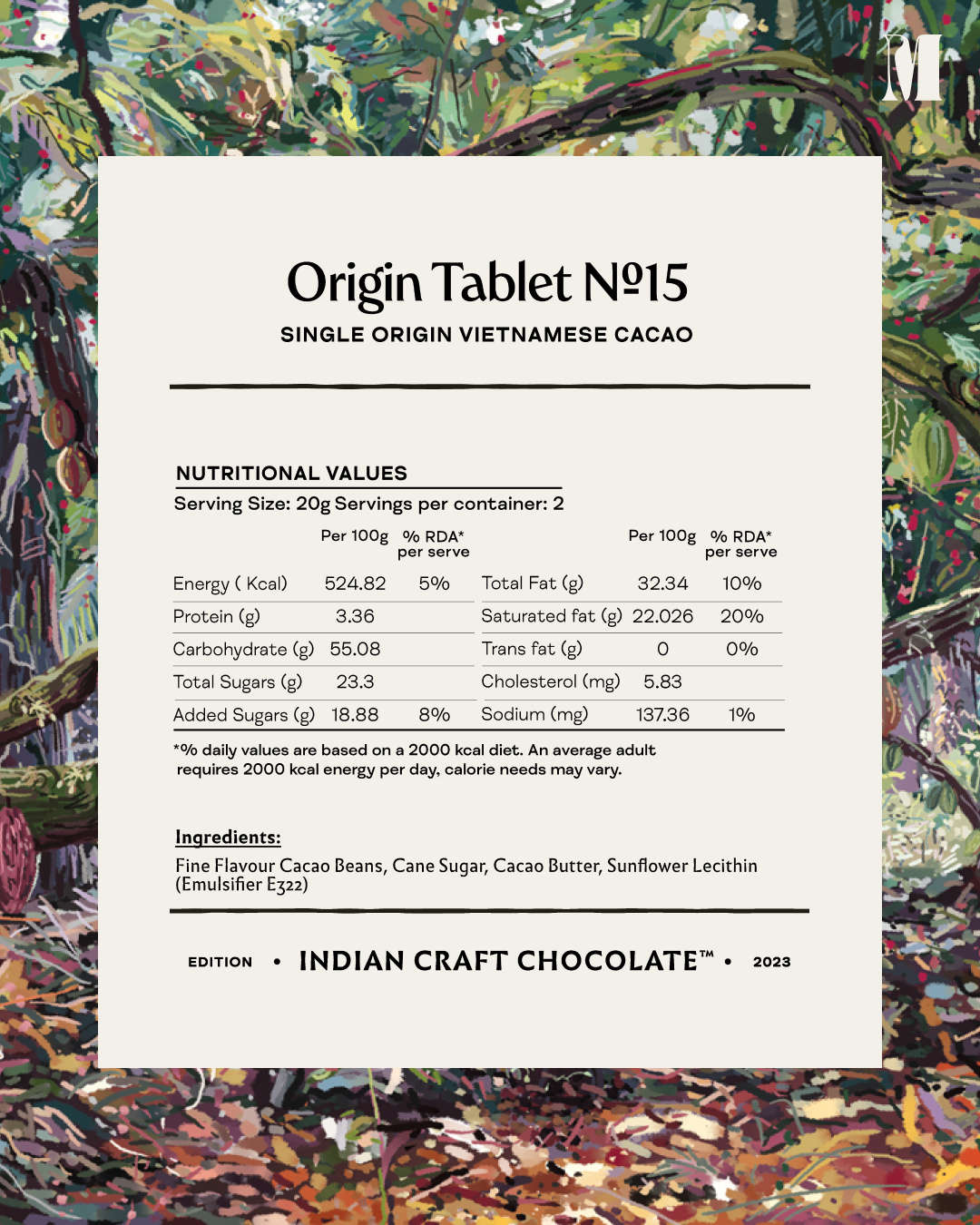 International Origin Tablet No. 15 - 75% Dark